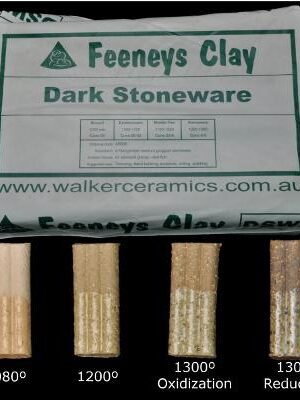 Feeneys Dark Stoneware Clay 12.5kg