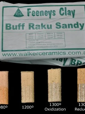 Feeney's Buff Raku Sandy BRS