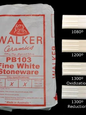 Walker PB103 Fine White Stoneware PB103 10kgs