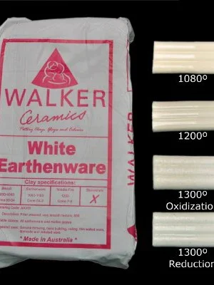 Walker White Earthenware Midfire WE 10kgs