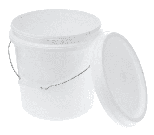 1lt Plastic Mixing Buckett with lid