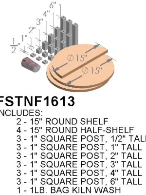 Furniture Shelf Kit for Paragon 1613 Kilns