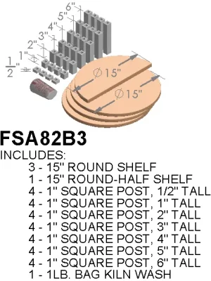 Furniture Shelf Kit for Paragon TFN823 Kilns