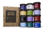 Speedball Midfire Brushable Glaze Sampler Pack