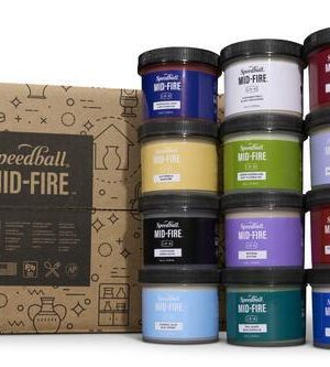 Speedball Midfire Brushable Glaze Sampler Pack