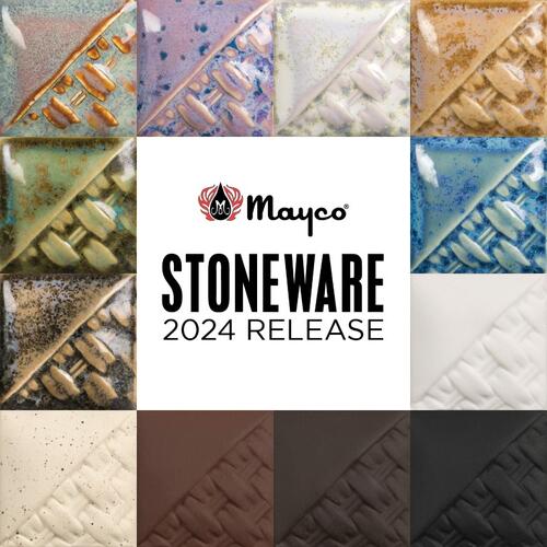 Mayco 2024 Stoneware Glaze Kit Set of 12