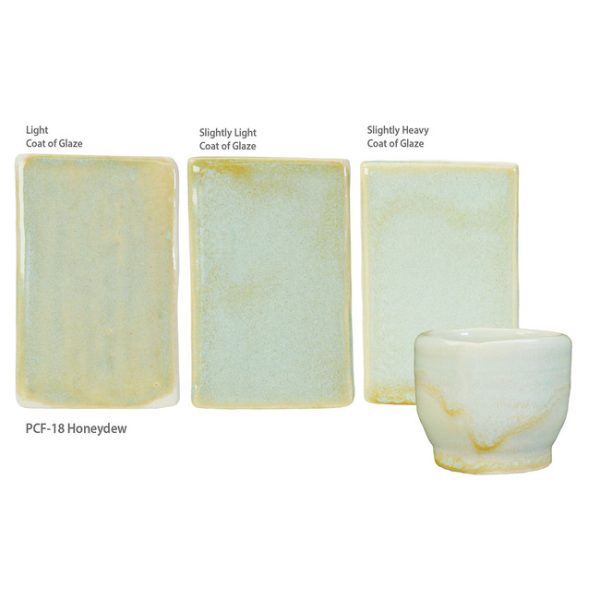 Amaco Potters Choice Flux Glaze PCF-18 Honeydew 472ml