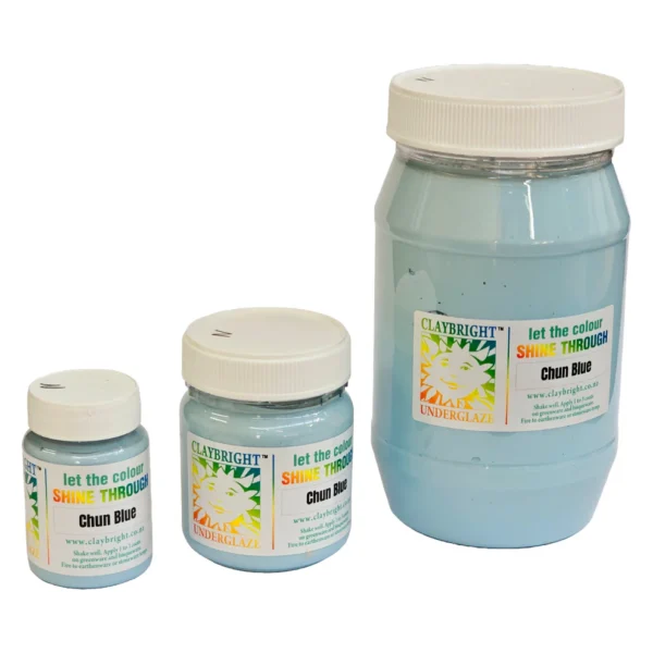 Claybright Liquid Underglaze Chun Blue