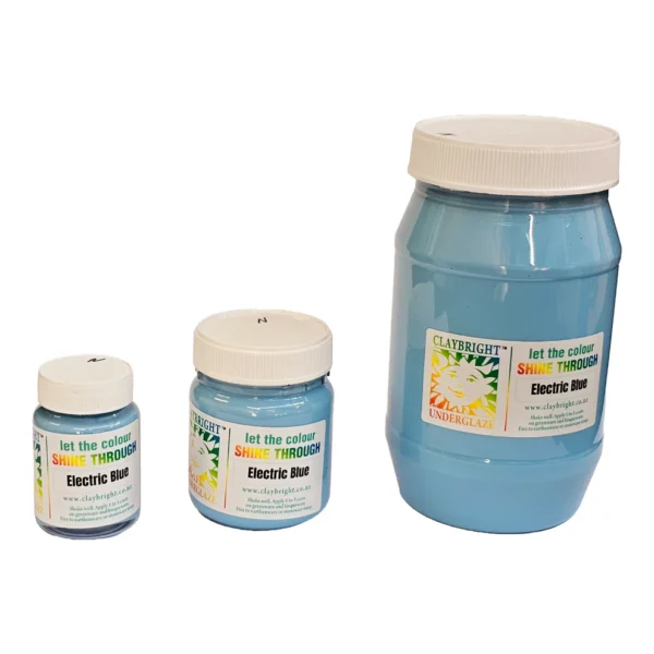 Claybright Electric Blue Liquid Underglaze