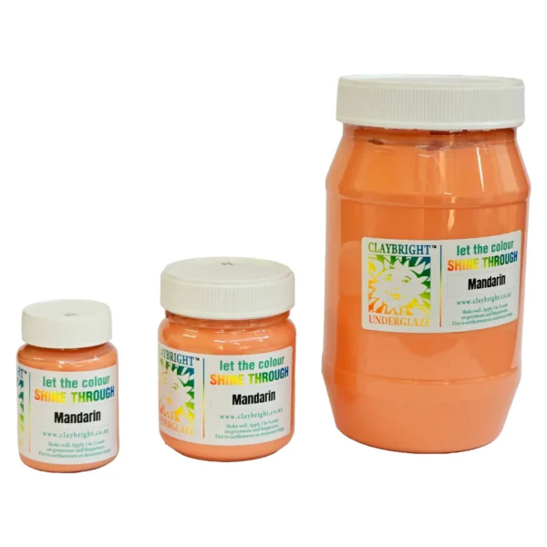 Claybright Mandarin Liquid Underglaze