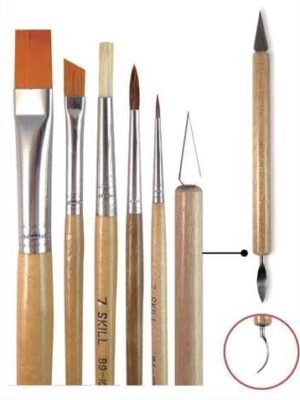 Brush Set for Greenware